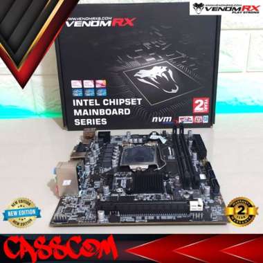 Motherboard VenomRX Intel H110 LGA1151 Intel DDR4 NVMe SLOT BLACK
