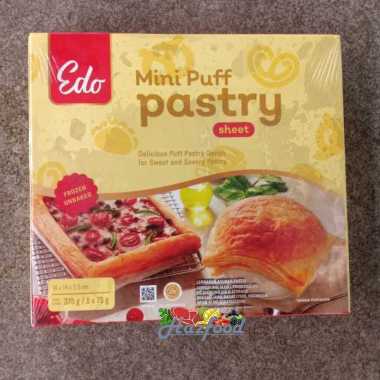 EDO Mini Puff Pastry Sheet Adonan Kulit Pastry Lembaran 375gr