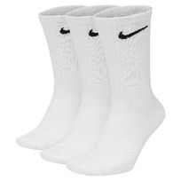 NIKE Men Training Everyday Lightweight Crew Socks 3 Pairs Kaos Kaki Fitness [SX7676-100]