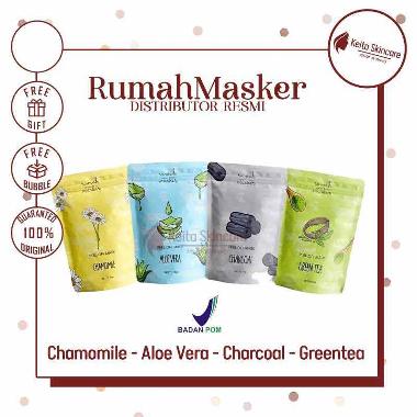 Peel Off Mask Rumah Masker | Masker Wajah RumahMasker Charcoal 60gr