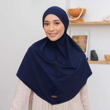Lozy Hijab - Wafa Instan (French Khimar Instan) Navy
