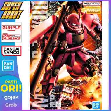 𝗕𝗔𝗡𝗗𝗔𝗜 MG MS-06S Char's Zaku II [Char Aznable Custom] Ver 2.0