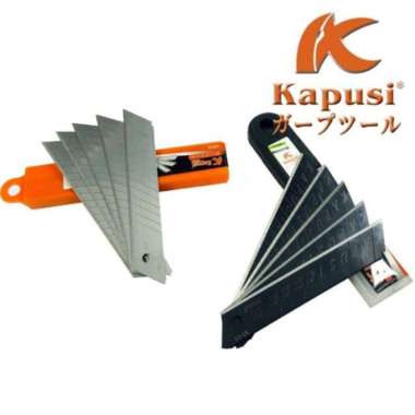 Kapusi K-8770 K-8766 Isi Cutter 10 Pcs Besar L-150 Hitam Putih Hitam