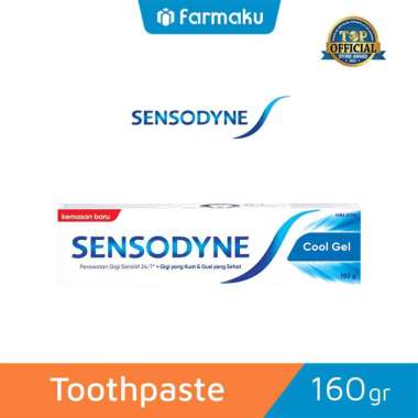 Promo Harga Sensodyne Pasta Gigi Cool Gel 160 gr - Blibli