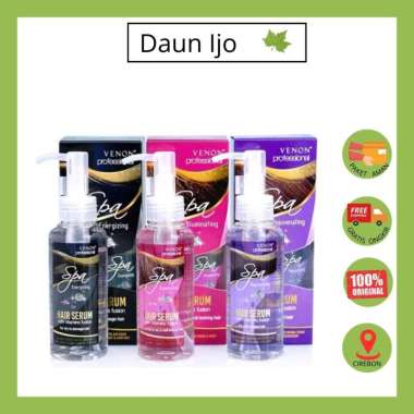 Venon Hair SPA with Vitamin Hair Serum 125ml - Vitamin Rambut / Serum Rambut HITAM