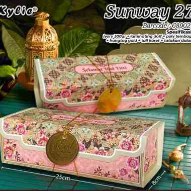 Box Lebaran SUNWAY untuk Bolu, Brownies 25x8x8cm / Dus Idul Fitri (1 lbr) SUNWAY LB 20 LEBARAN
