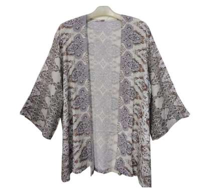 Cardigan Kimono Oversize Batik, Outer Kimono Cardigan Wanita Katun Safira