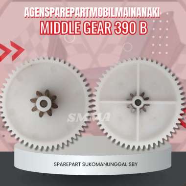 Ready 390 Type B Midle Gear Pliko/Gear/Gearbox/Mobil Motor aki mainan