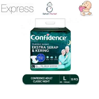 CONFIDENCE CLASSIC NITE L15 NIGHT L 15 POPOK PEREKAT DEWASA