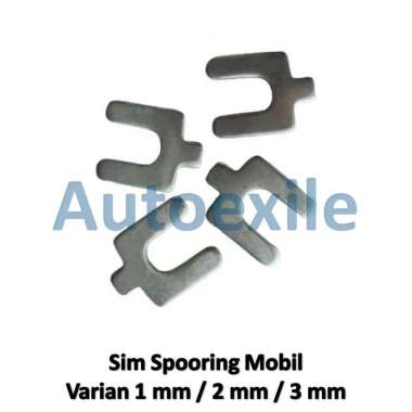 Sim Spooring Mobil Tebal 1 mm 2 mm 3 mm Shim 1mm 2mm 3mm Plat Besi Y Buat Setel Camber Mobil Tebal 1