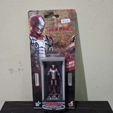 Figure Set Iron Man Hall of Armor Miniatur Hot Toys Mark 5