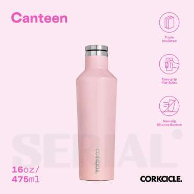 CORKCICLE® Canteen 16oz - Classic Rose Quartz