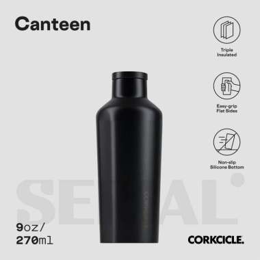 CORKCICLE® Canteen 9oz - Dipped Blackout