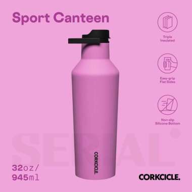 CORKCICLE® Series A Sport Canteen 32oz - Fuchsia