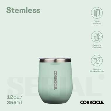 CORKCICLE® Stemless 12oz - Matcha