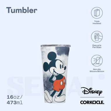 CORKCICLE® Tumbler 16oz - Disney Mickey Tie Dye
