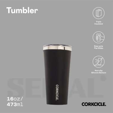 CORKCICLEĀ® Tumbler 16oz - Matte Black