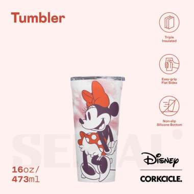 CORKCICLE® Tumbler 16oz - Disney Minnie Tie Dye