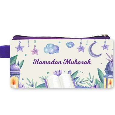 Dompet Lebaran PANJANG Dompet Amplop THR Fitrah Idul Fitri Eid Mubarak 105 PJ Al Qur'an Ungu