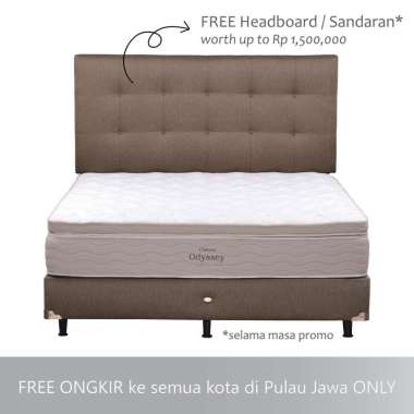 Clarissa Odyssey Kasur Spring Latex [Full Set] 160 x 200