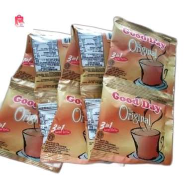 Promo Harga Good Day Instant Coffee 3 in 1 The Original per 10 sachet 20 gr - Blibli