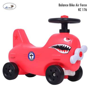 Labeille KC 176 Air Force Balance Bike Sepeda Roda 3 Keseimbangan Anak Bayi Merah
