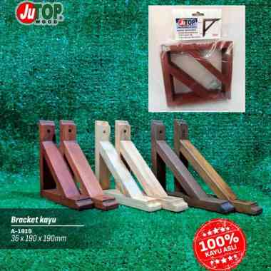 BRACKET KAYU A-1919/SIKU L AMBALAN KAYU natural