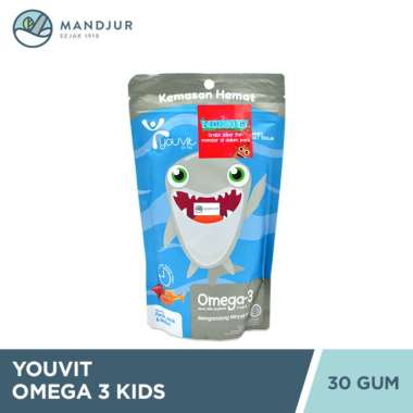 Youvit Omega 3 kids 30 Gummies - Multivitamin Omega 3 Untuk Anak