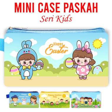 Easter Case Aneka Motif Pouch Souvenir Paskah Passover Day Sekolah Minggu Persekutuan Gereja 206 CS 