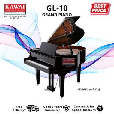 Kawai GL 10 Grand Piano Authorized Dealer Resmi Putih