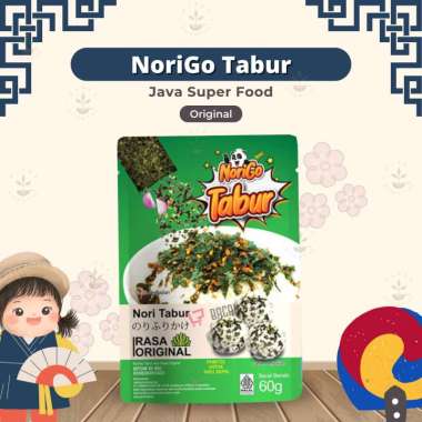 Nori Tabur Rumput Laut Panggang Original 60gr - Java Norigo Nori Tabur
