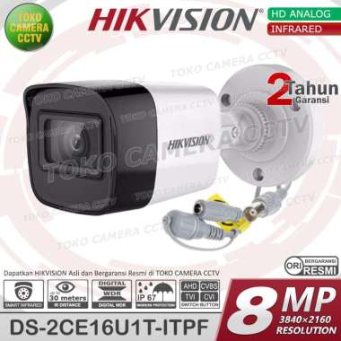 KAMERA CCTV HIKVISION OUTDOOR 8MP ULTRA HD 4K