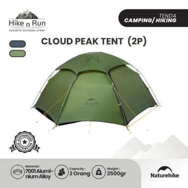 Tenda Camping Naturehike NH17K240-Y Cloud Peak Tent 2P Biru