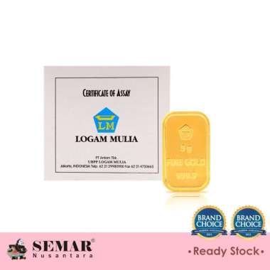 Logam Mulia Antam 5gr Emas Batangan Semar Nusantara