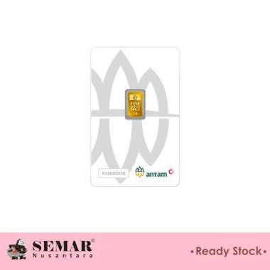 Logam Mulia Antam Press 1gr Emas Batangan Semar Nusantara
