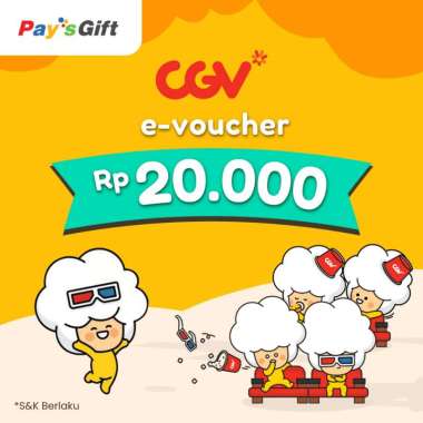 [Paysgift] Voucher Digital CGV Value Rp. 20.000 promo