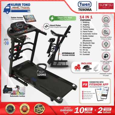 TWEN T690MT T690M T690MA series Treadmill Listrik Treadmill Portable Treadmill Multifungsi Treadmil