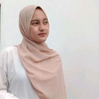 Pashmina Nissa Malaysia Coklat Tua
