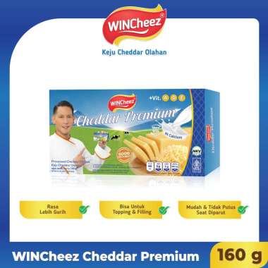 WINCheez Keju Cheddar Premium 160 Gram