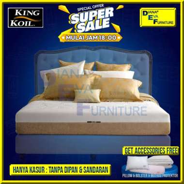 King Koil Princess Anna Kasur Matras Full Latex 160 x 200 putih