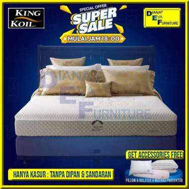 King Koil Duke Kasur Full Latex 200 x 200 putih