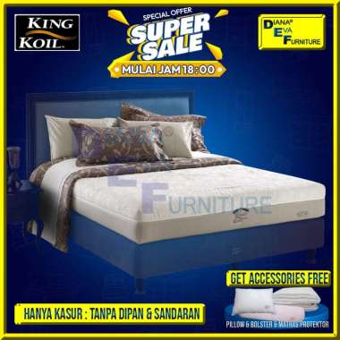 King Koil Marques Kasur Full Latex 200 x 200 putih