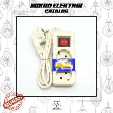 Stopkontak 2 Lubang 1.5 Meter Sunfree