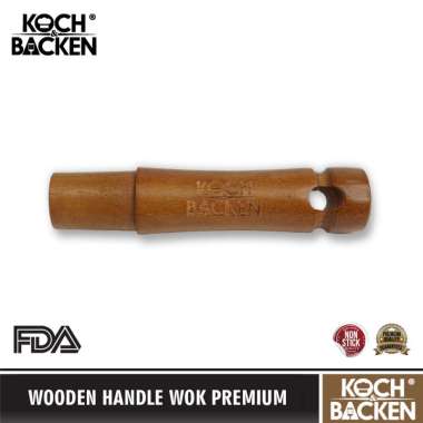 KOCH&BACKEN Gagang Kayu Wajan Penggorengan