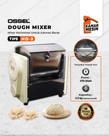 TERMURAH OSSEL Mesin Mixer Adonan Mixer Horizontal Mixer Roti Horizontal Dough Mixer Mesin Pengaduk