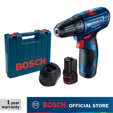 Bosch Cordless Drill Screwdriver / Bor Obeng Baterai 12Volt GSR 120-Li Gen3 + CYL-4 SET 5 PCS