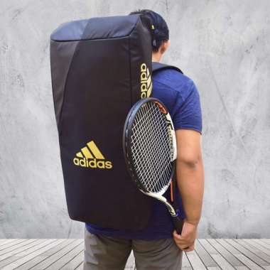 Tas Raket Badminton Bulutangkis Tenis Adidas VS3.1 3 Black