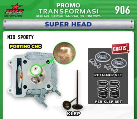 Super Head BRT Mio Sporty / NOUVO / MIO SOUL / FINO ( KARBU )