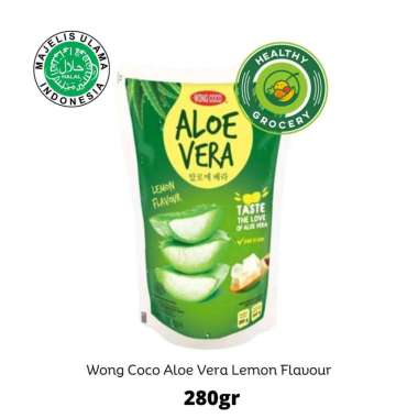Wong Coco Aloe Vera Low Sugar White Grape 280gr