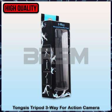 Grip-Arm-Tripod 3-Way for SJCAM SJ4000 SJ5000 & GOPRO 4.3 3 XIAOMI YI